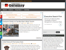 Tablet Screenshot of everythingaboutgermany.com